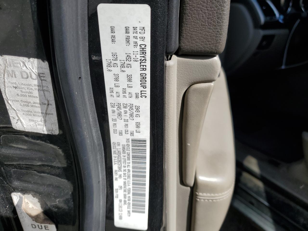 2011 Jeep Grand Cherokee VIN 1J4RS4GG3BC573045 Copart auction photo, mechanical / all over damage thumbnail 14