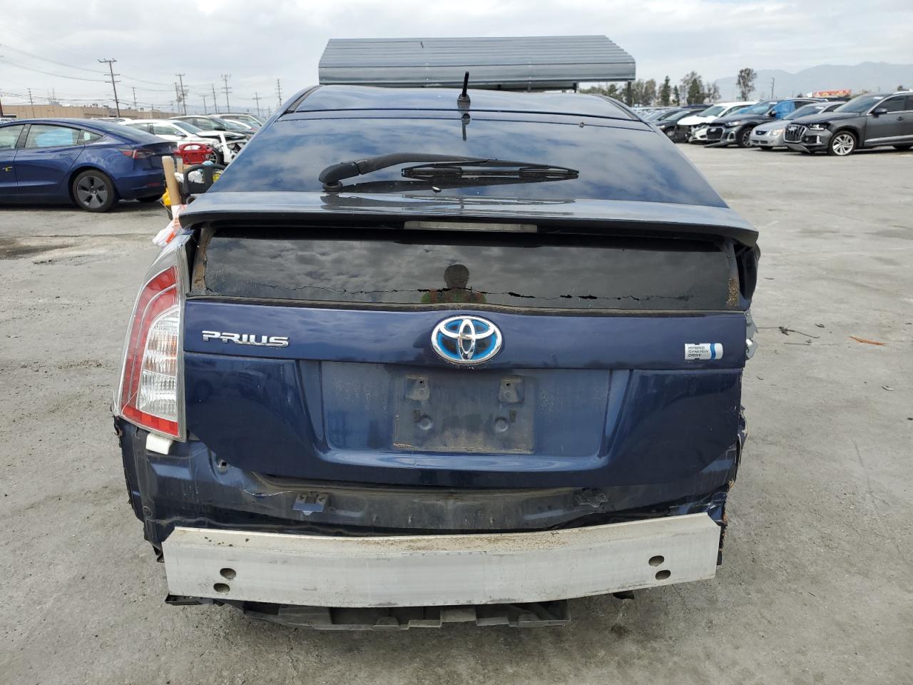 2013 Toyota Prius VIN JTDKN3DUXD1652066 Copart auction photo, rear end damage thumbnail 6