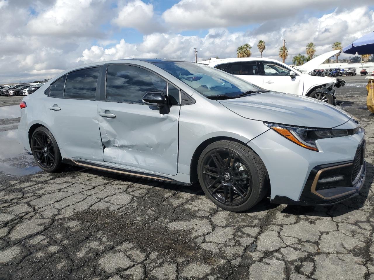 2022 Toyota Corolla VIN 5YFS4MCE2NP122920 Copart auction photo, side damage thumbnail 4