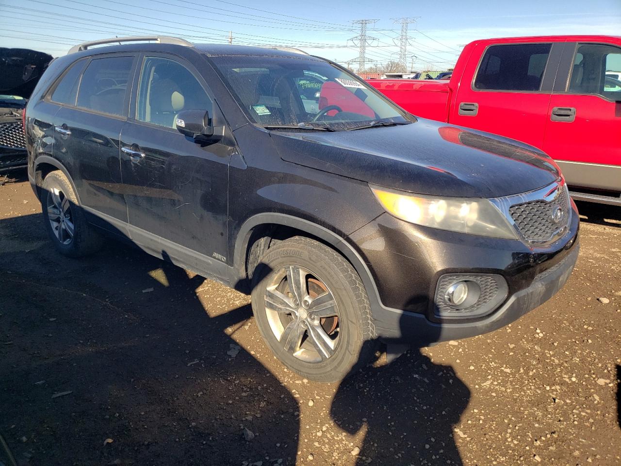 2012 KIA Sorento VIN 5XYKUCA6XCG221430 Copart auction photo, normal wear damage thumbnail 4