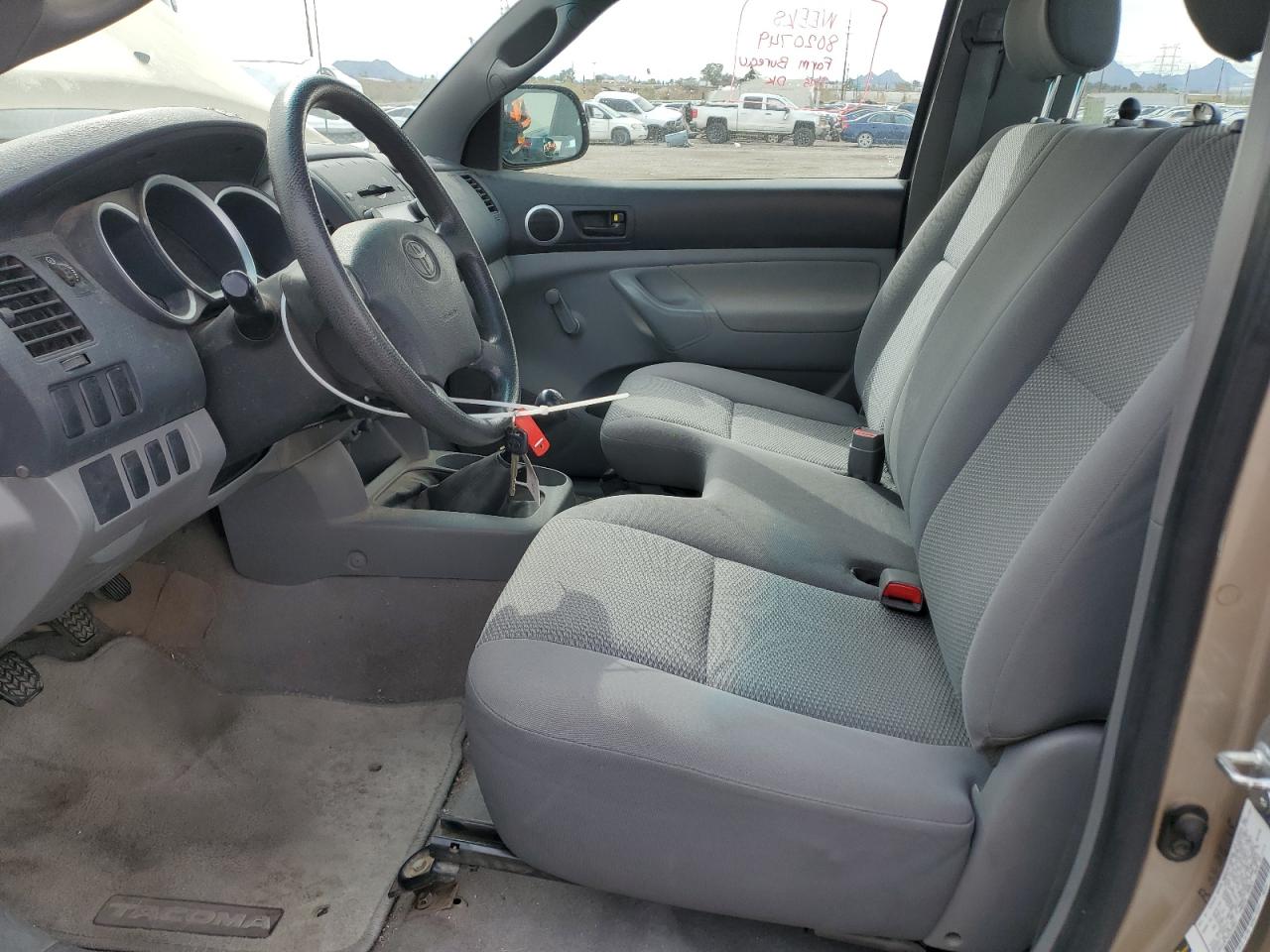 2006 Toyota Tacoma VIN 5TENX22N76Z253881 Copart auction photo, front end / side damage thumbnail 7