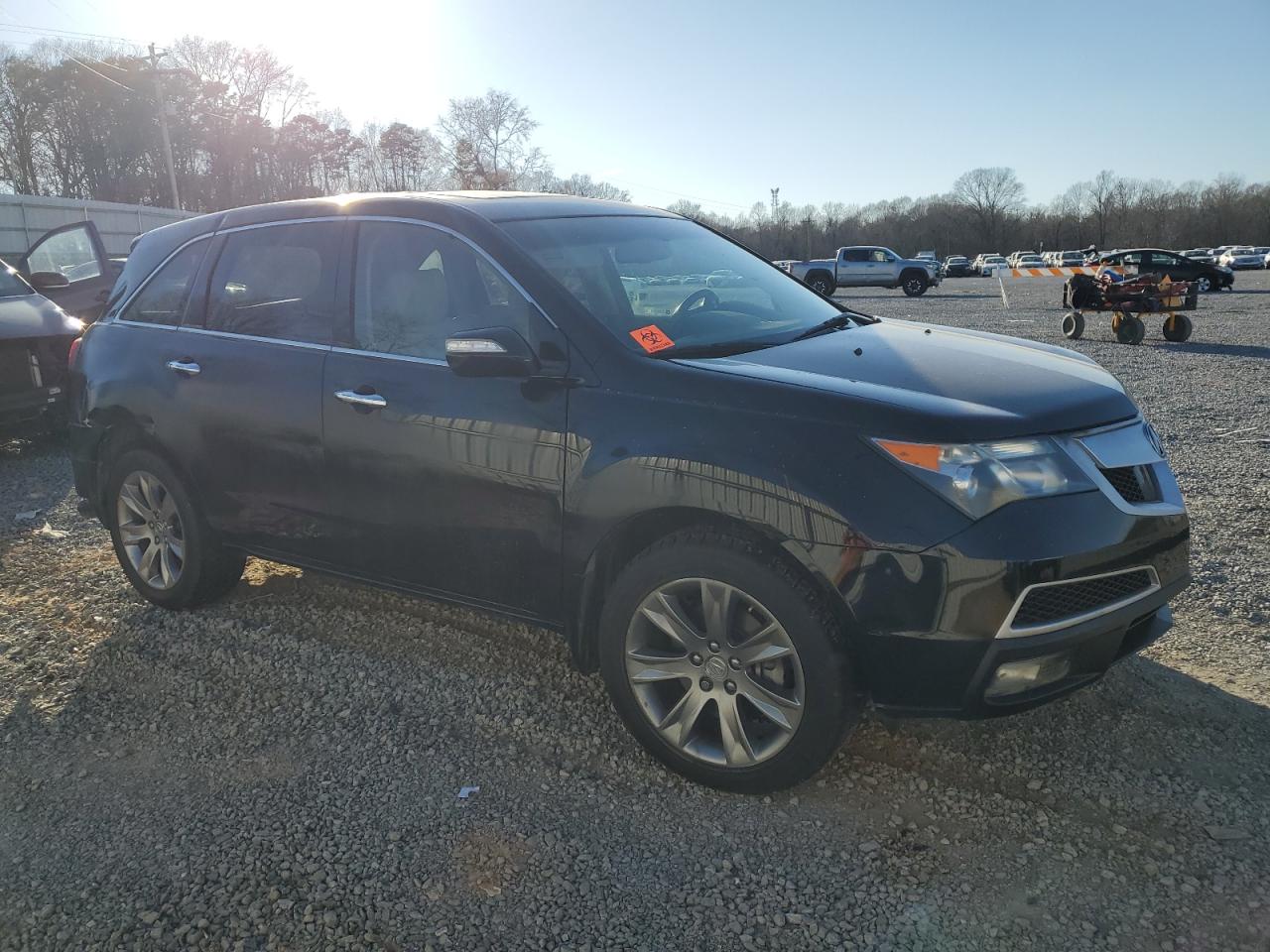 2010 Acura MDX VIN 2HNYD2H58AH519677 Copart auction photo, rear end / side damage thumbnail 4