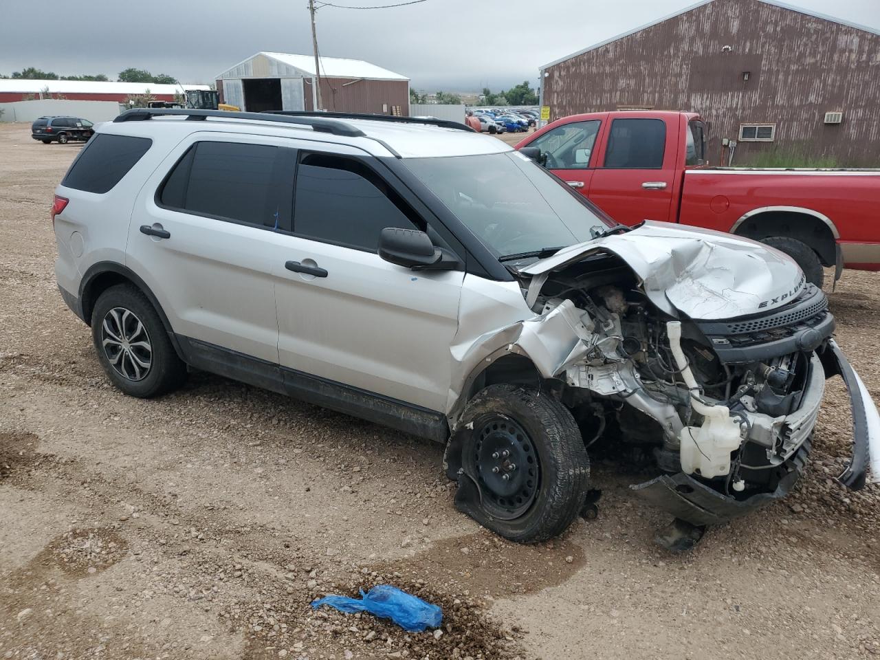 2014 Ford Explorer VIN 1FM5K8B89EGC28543 Copart auction photo, front end damage thumbnail 4