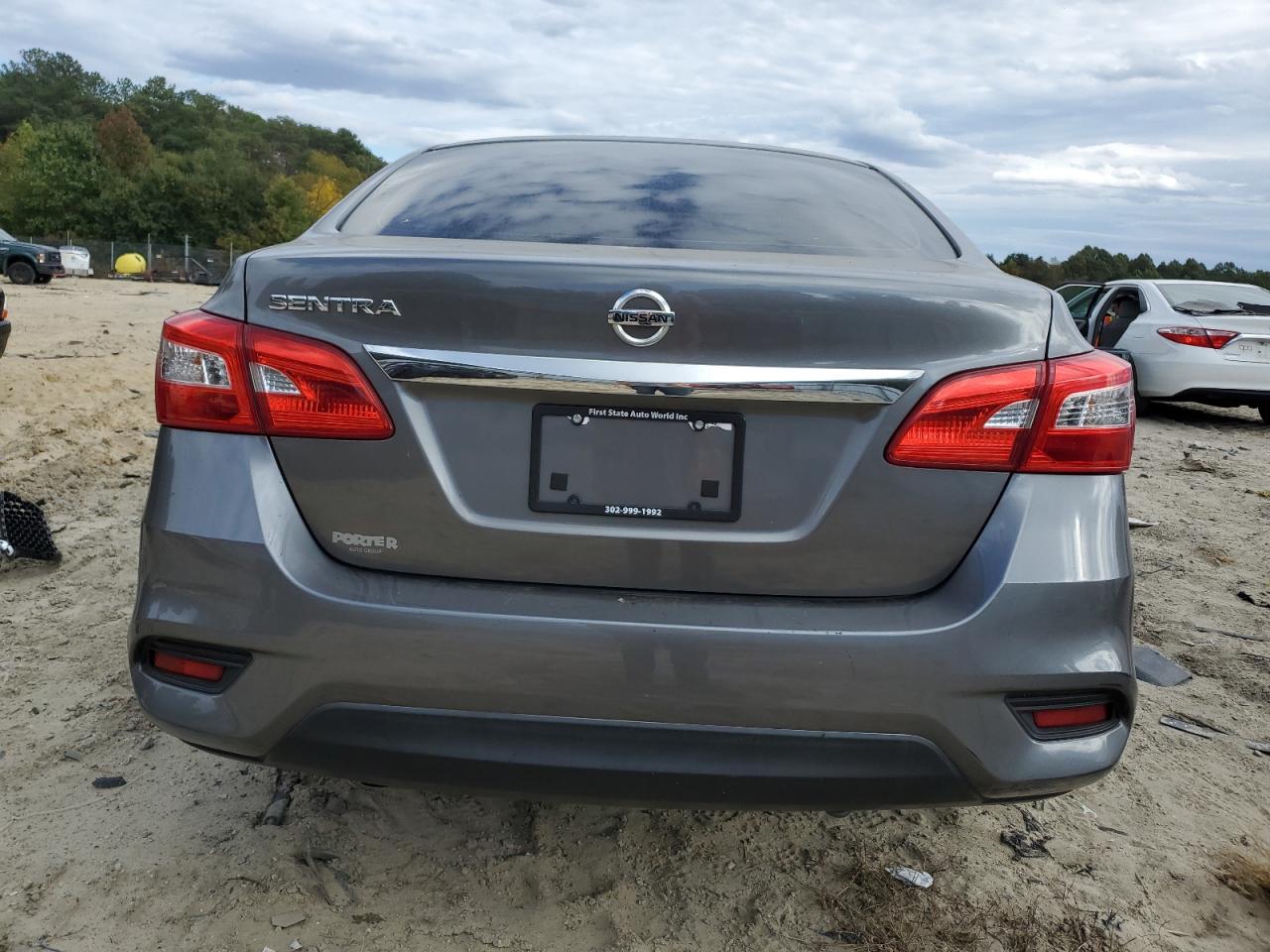 2016 Nissan Sentra VIN 3N1AB7AP9GY238984 Copart auction photo, front end / side damage thumbnail 6