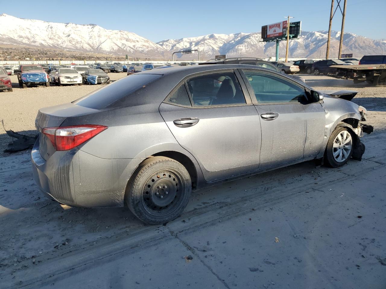 2014 Toyota Corolla VIN 5YFBURHE7EP170791 Copart auction photo, front end damage thumbnail 3