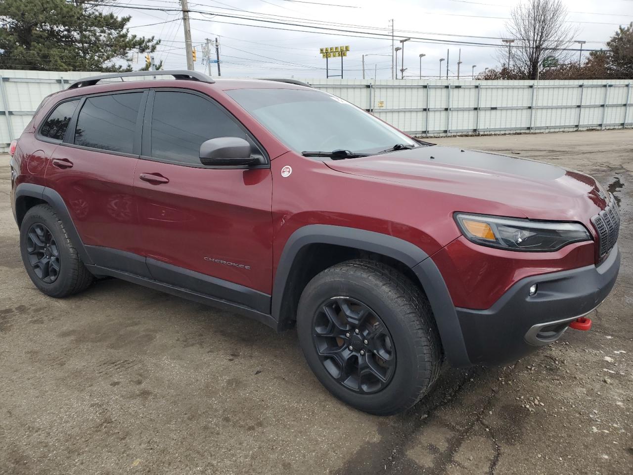 2020 Jeep Cherokee VIN 1C4PJMBX0LD614153 Copart auction photo, rear end damage thumbnail 4