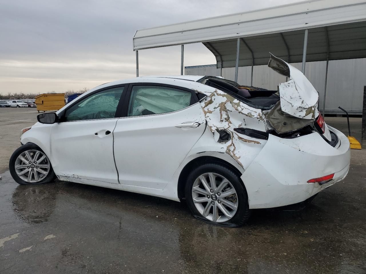 2015 Hyundai Elantra VIN 5NPDH4AE0FH587811 Copart auction photo, rollover / stripped damage thumbnail 2