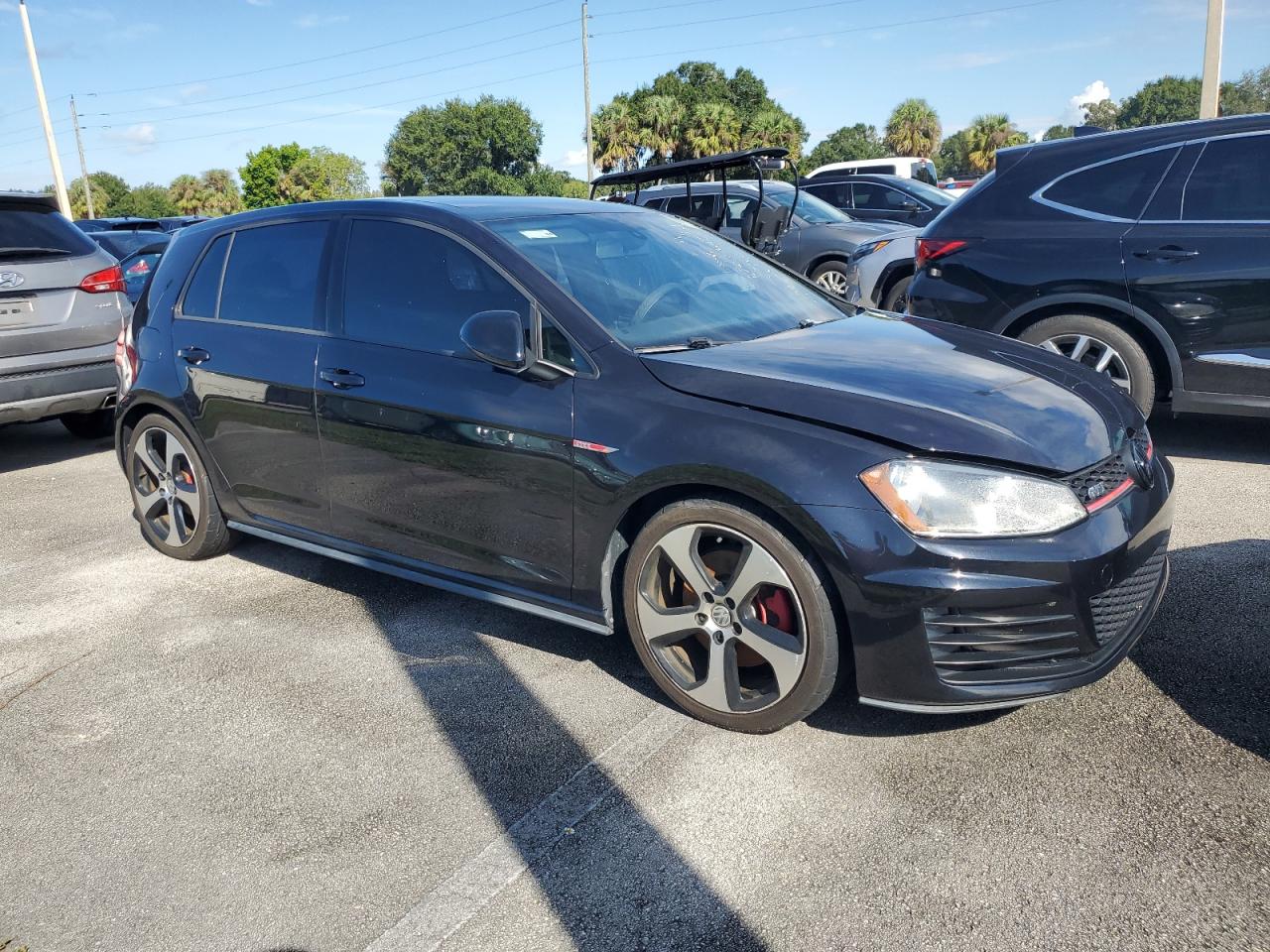 2015 Volkswagen GTI VIN 3VW4T7AU4FM064628 Copart auction photo, water/flood damage thumbnail 4
