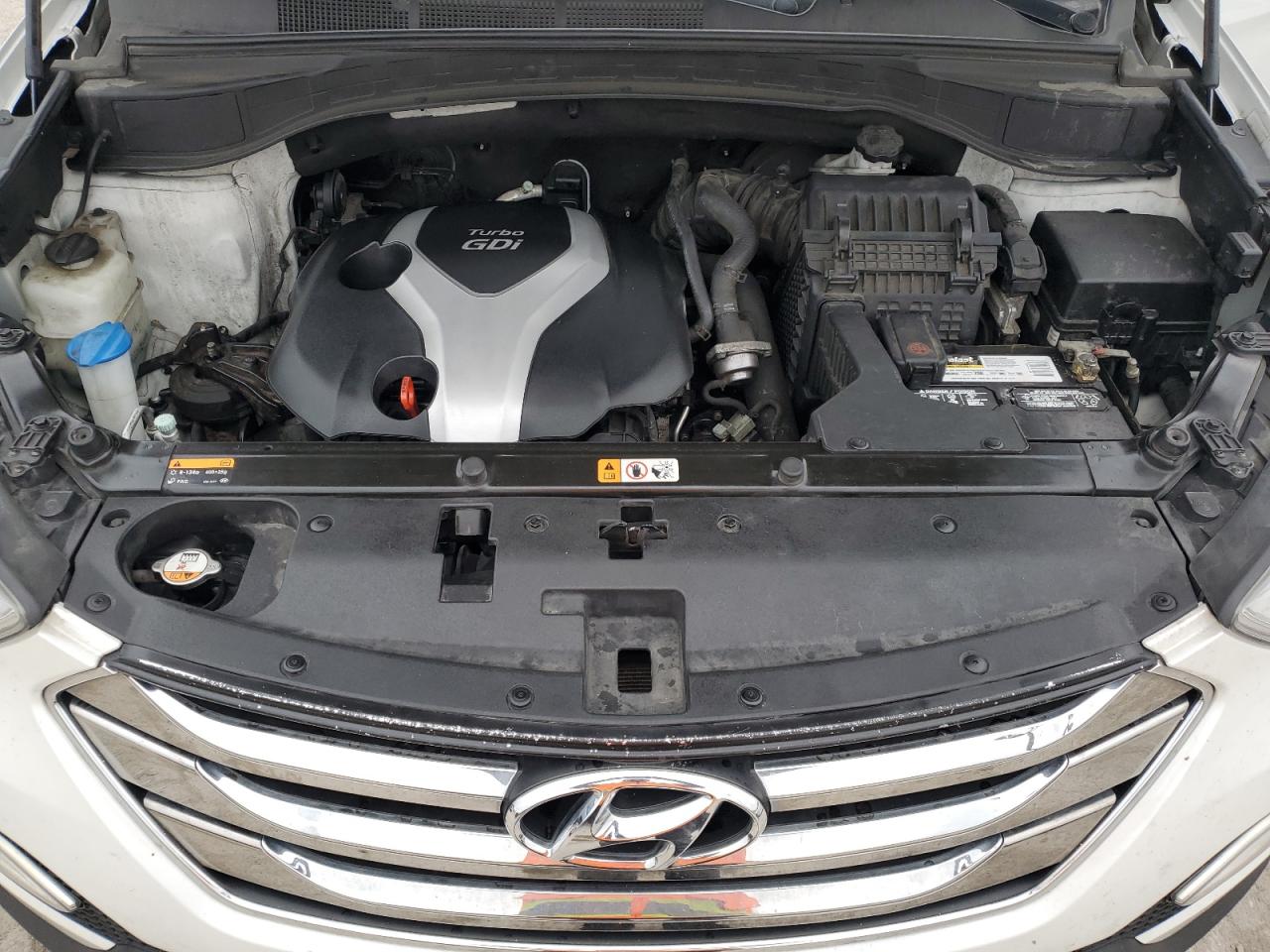 2014 Hyundai Santa Fe VIN 5XYZU3LA4EG218672 Copart auction photo, mechanical / minor dent/scratches damage thumbnail 12