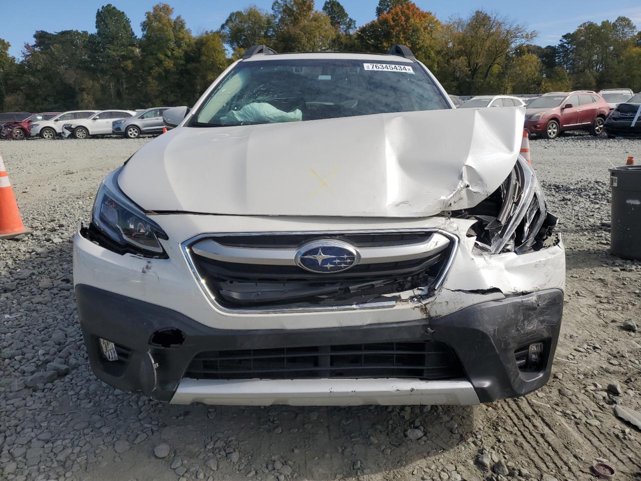 2020 Subaru Outback VIN 4S4BTANC9L3227615 Copart auction photo, front end / side damage thumbnail 5