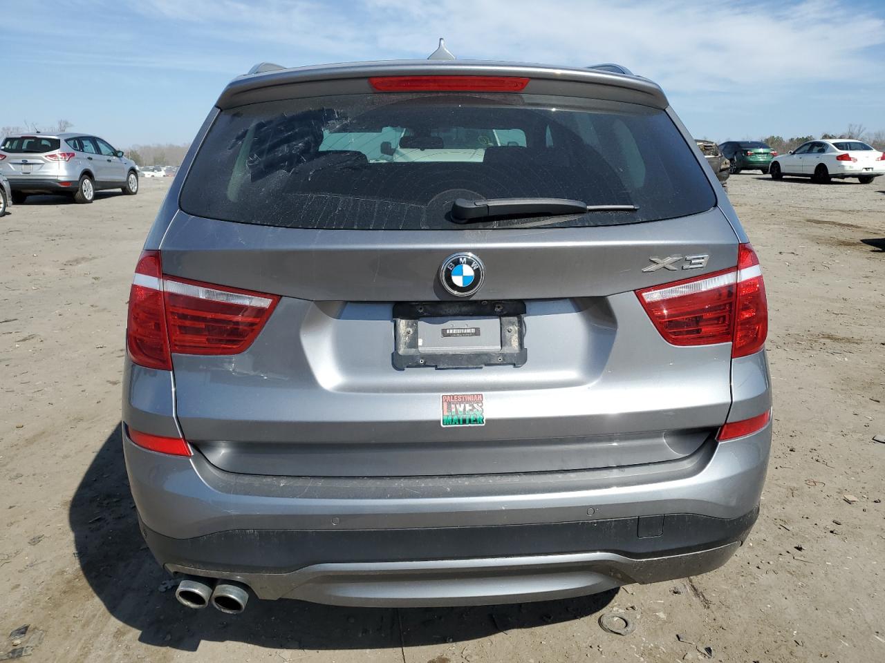 2017 BMW X3 VIN 5UXWX9C37H0W76472 Copart auction photo, front end damage thumbnail 6