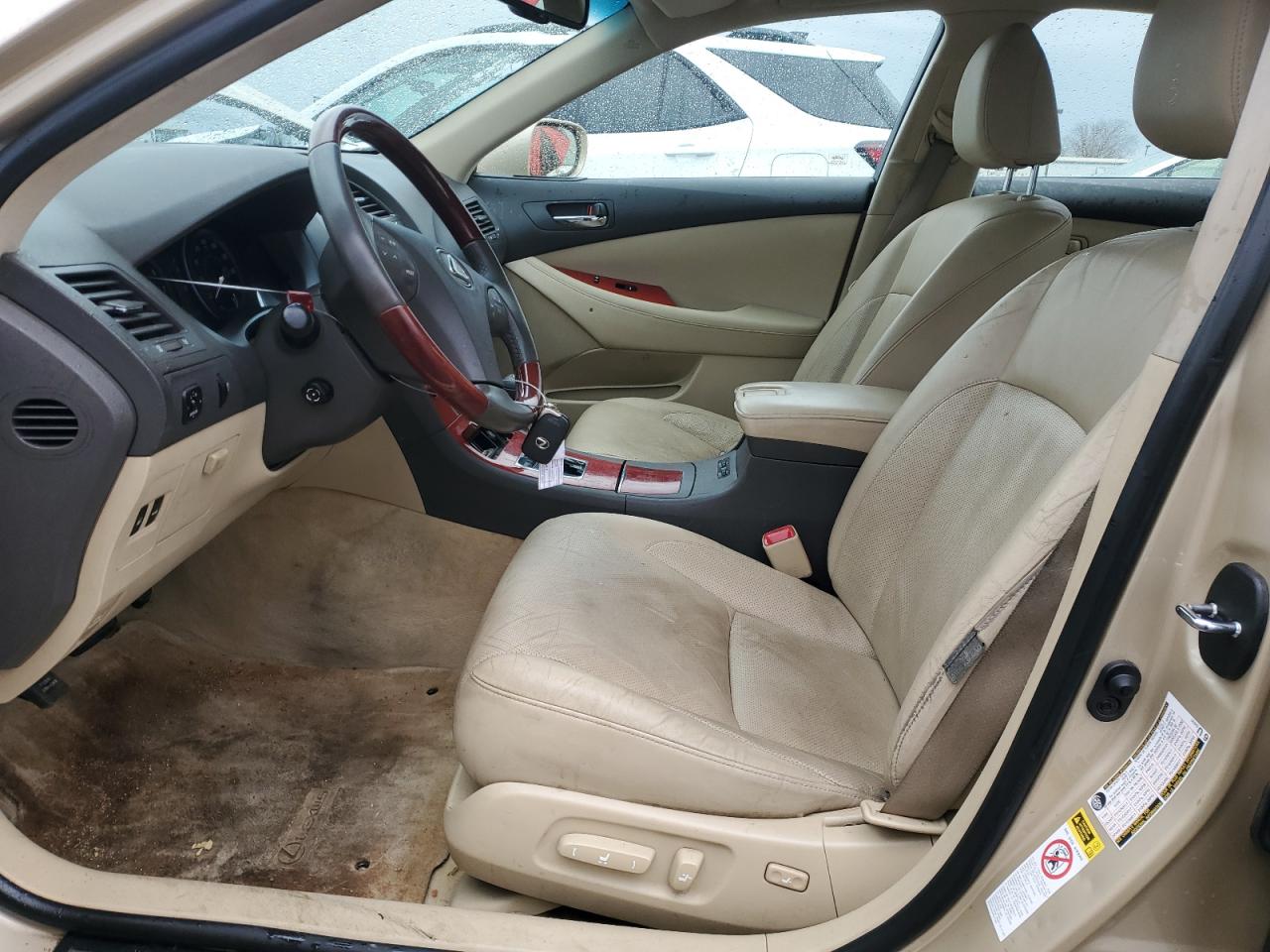 2008 Lexus ES VIN JTHBJ46G082164137 Copart auction photo, front end damage thumbnail 7