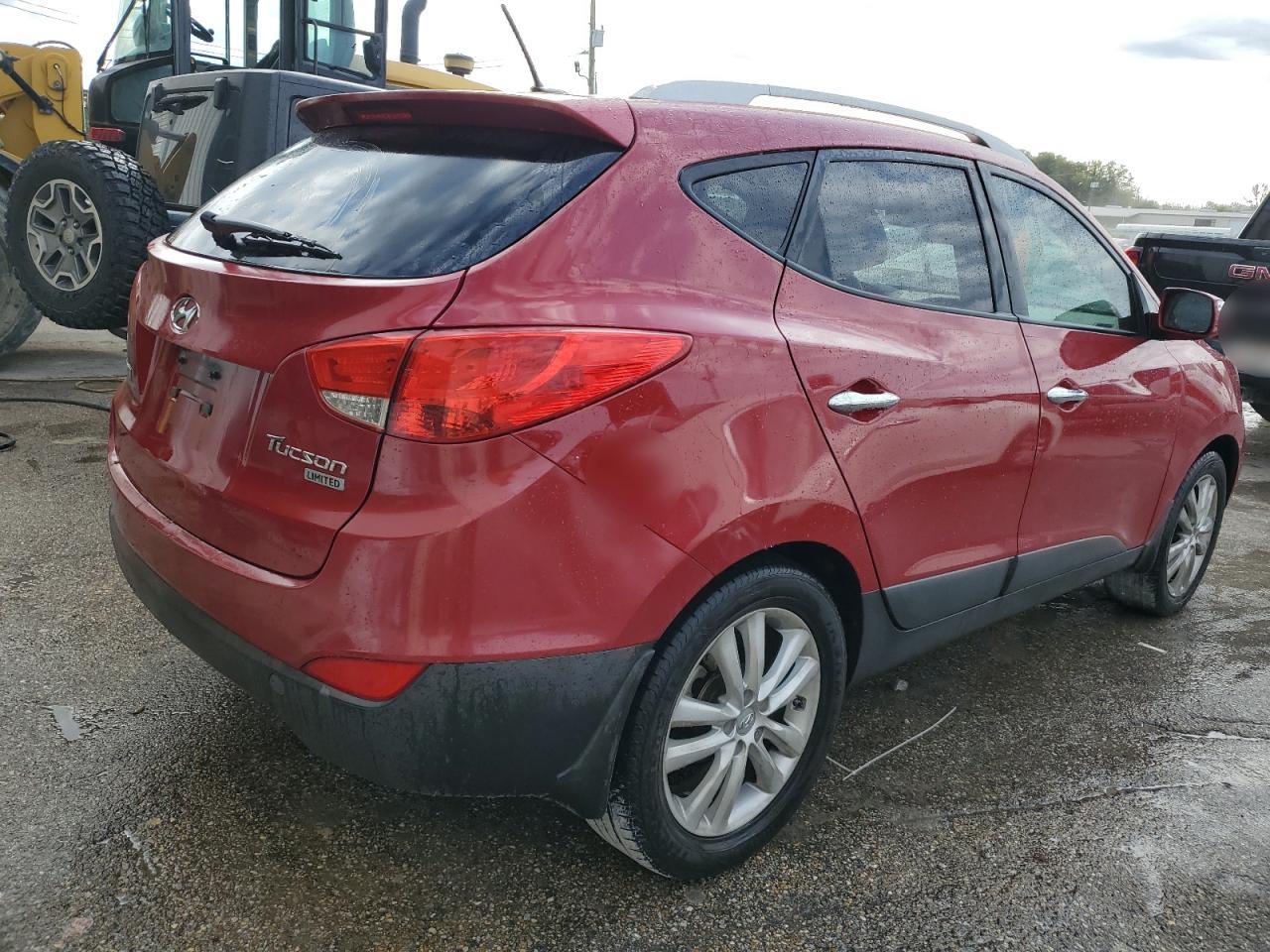 2012 Hyundai Tucson VIN KM8JU3AC4CU468809 Copart auction photo, side damage thumbnail 3