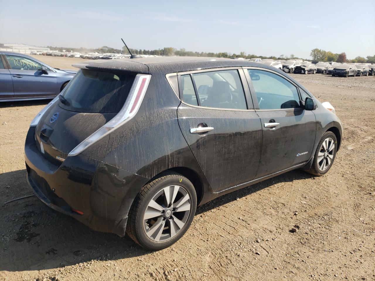 2015 Nissan Leaf VIN 1N4AZ0CP4FC301256 Copart auction photo, front end damage thumbnail 3