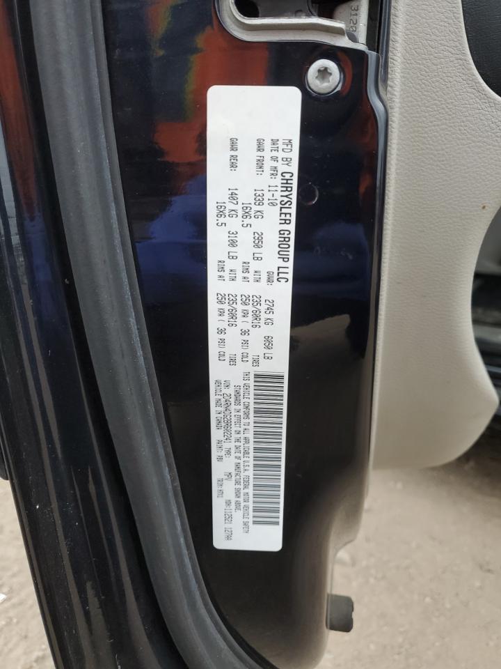 2011 Dodge Caravan VIN 2D4RN4DG2BR602241 Copart auction photo, mechanical damage thumbnail 13