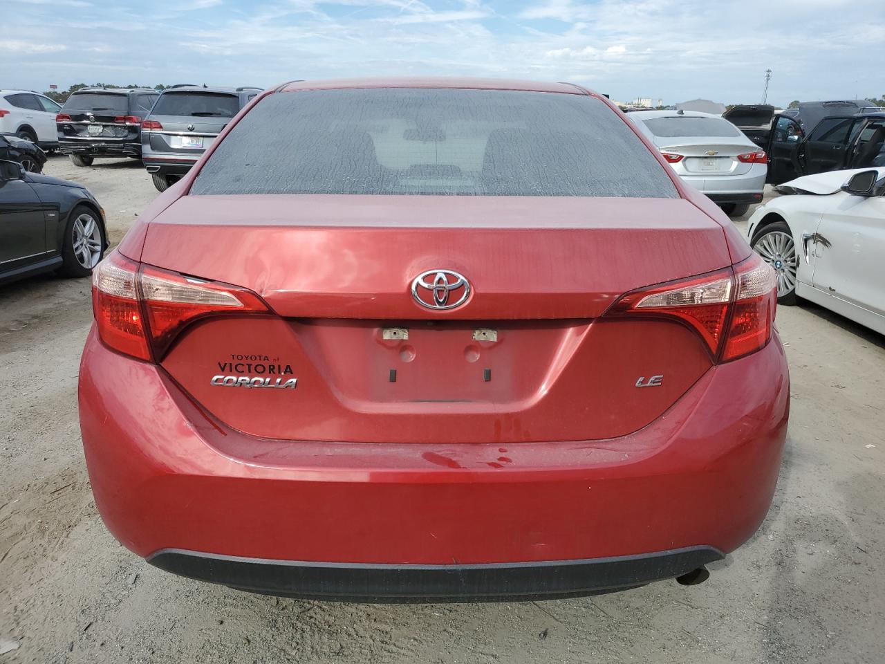 2019 Toyota Corolla VIN 5YFBURHE7KP887249 Copart auction photo, front end damage thumbnail 6