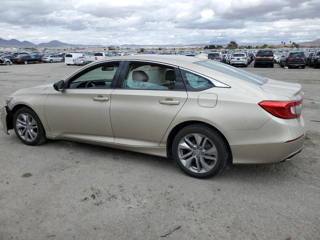 2018 Honda Accord VIN 1HGCV1F12JA253712 Copart auction photo, side / front end damage thumbnail 2