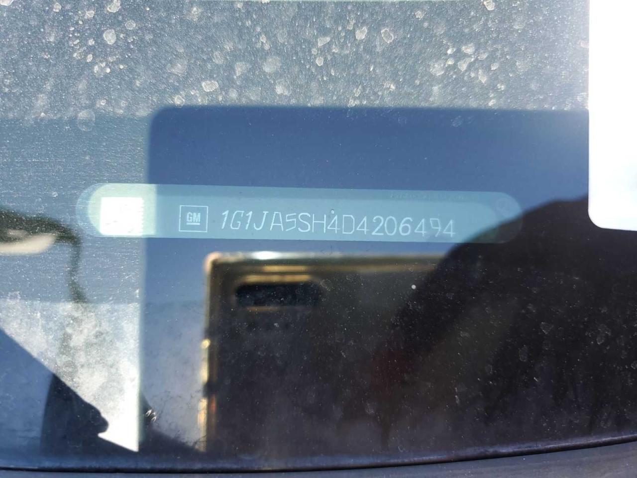 2013 Chevrolet Sonic VIN 1G1JA5SH4D4206494 Copart auction photo, normal wear / minor dent/scratches damage thumbnail 10