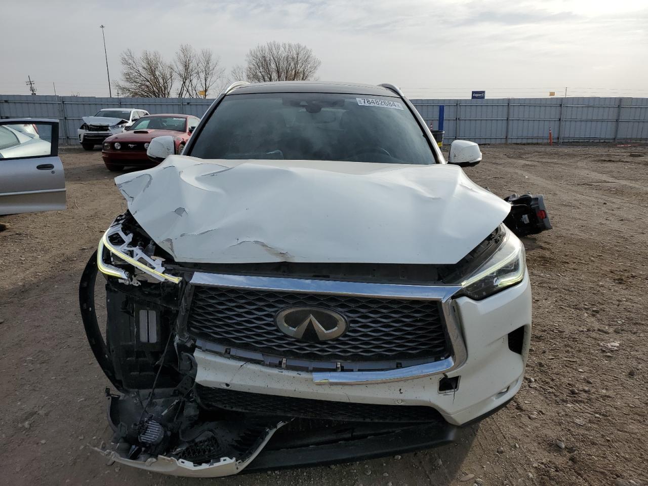 2019 Infiniti QX50 VIN 3PCAJ5M16KF103462 Copart auction photo, front end damage thumbnail 5