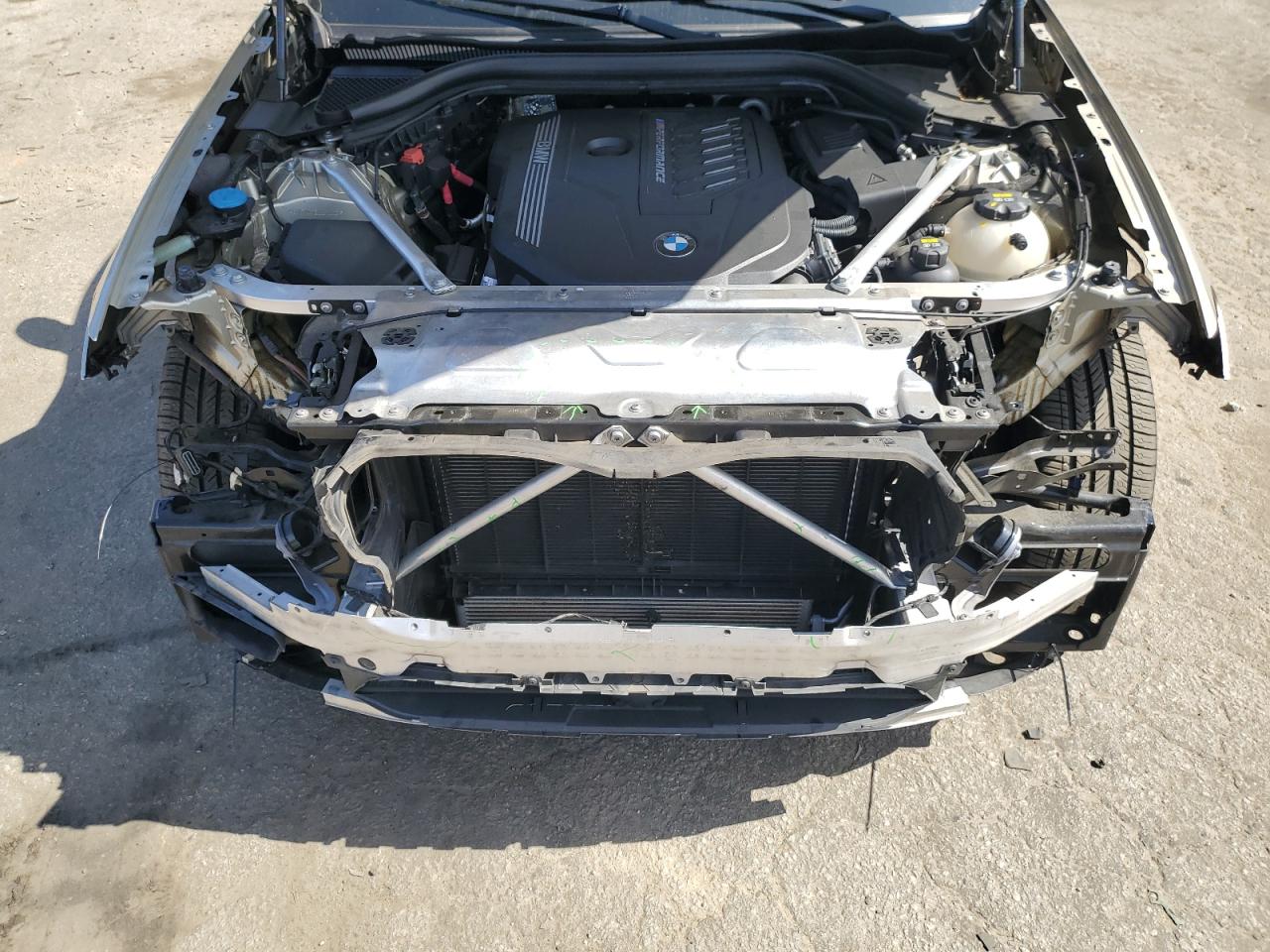 2020 BMW X3 VIN 5UXTY9C05LL304402 Copart auction photo, front end / rear end damage thumbnail 12
