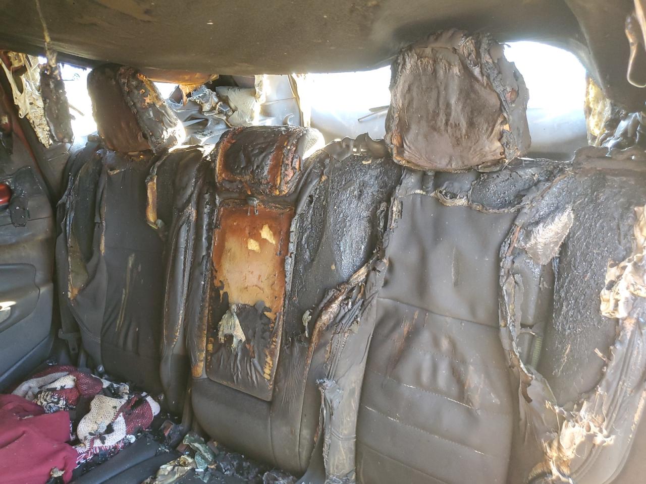 2014 Ford Escape VIN 1FMCU0JX6EUA84740 Copart auction photo, burn / missing/altered vin damage thumbnail 10
