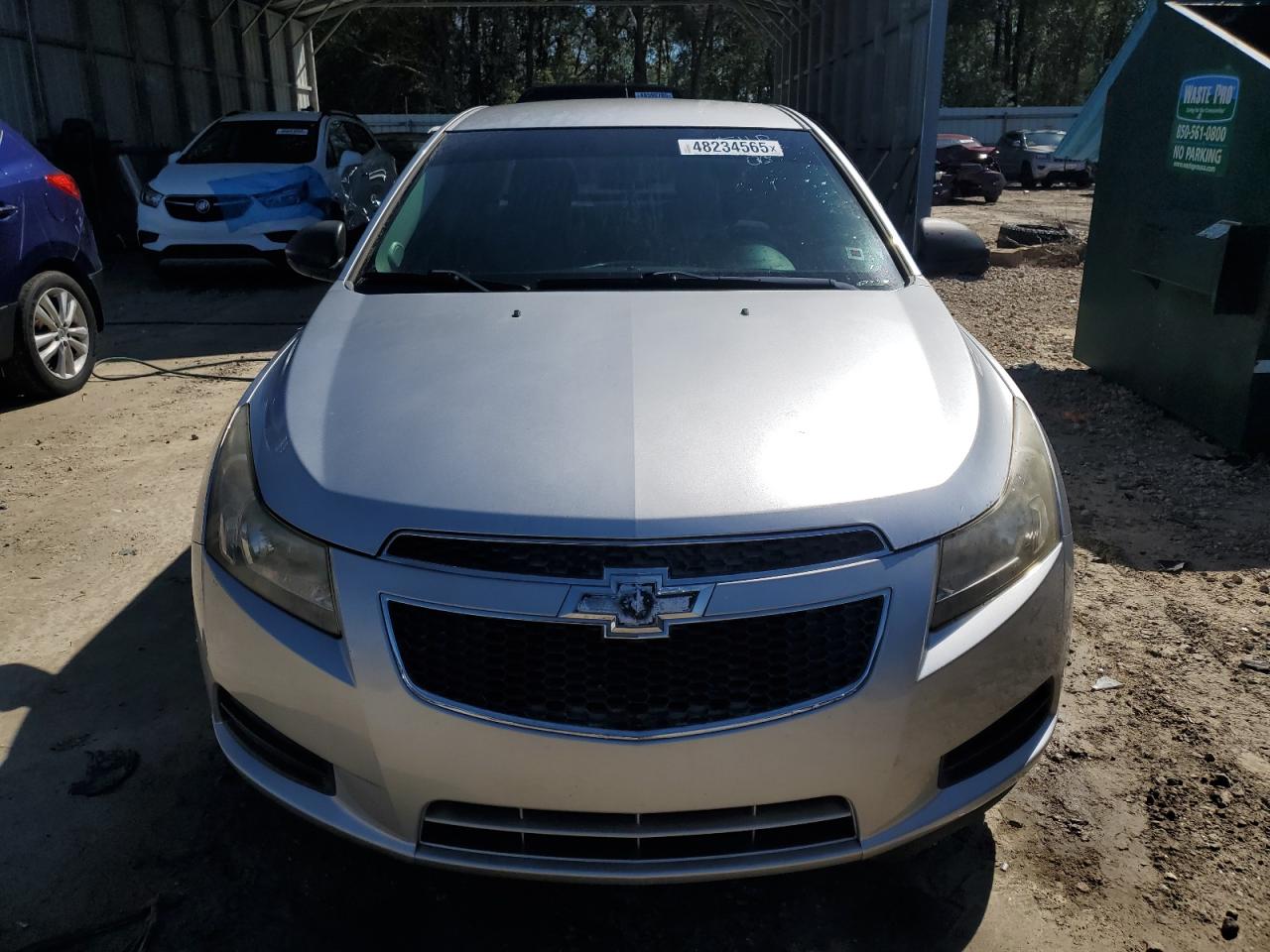 2014 Chevrolet Cruze VIN 1G1PA5SH2E7286193 Copart auction photo, side damage thumbnail 5