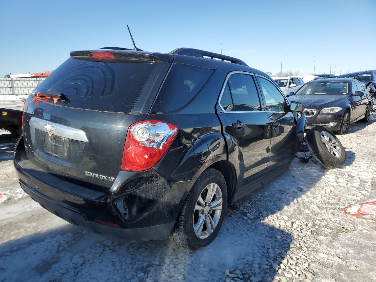 2013 Chevrolet Equinox VIN 2GNFLNEK1D6231177 Copart auction photo, front end / side damage thumbnail 3