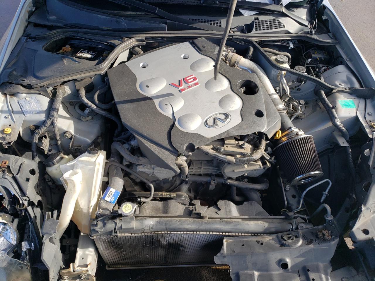 2004 Infiniti G VIN JNKCV54E64M812658 Copart auction photo, front end damage thumbnail 13