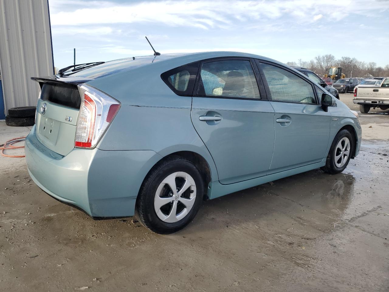 2013 Toyota Prius VIN JTDKN3DU7D5598475 Copart auction photo, front end / undercarriage damage thumbnail 3