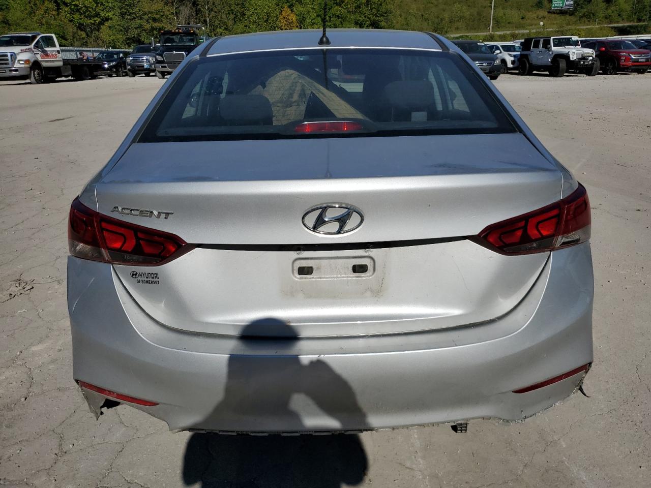 2018 Hyundai Accent VIN 3KPC24A30JE034102 Copart auction photo, rollover / water/flood damage thumbnail 6