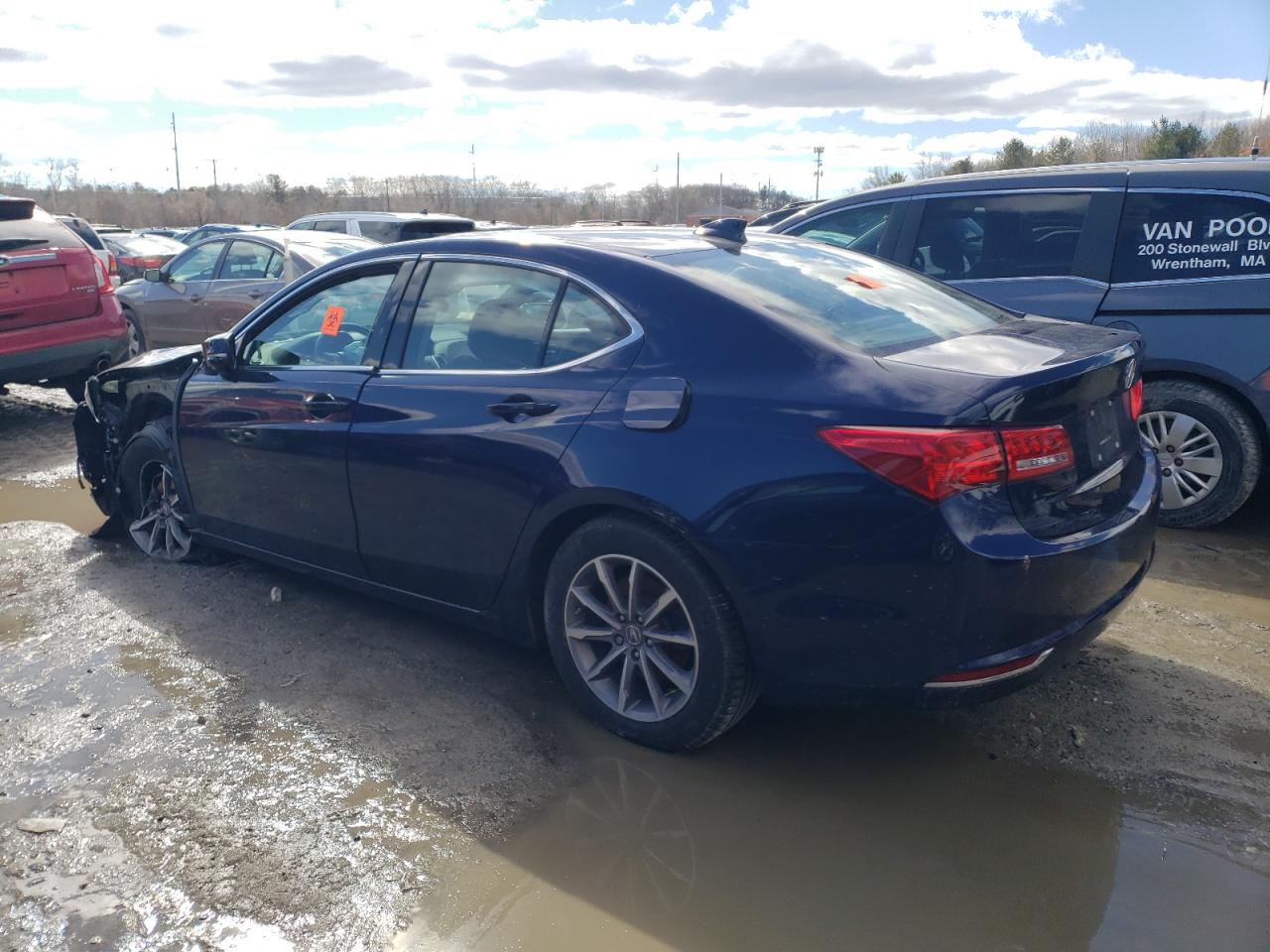 2019 Acura TLX VIN 19UUB1F3XKA007491 Copart auction photo, front end / minor dent/scratches damage thumbnail 2
