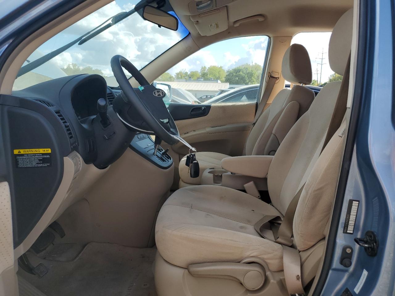 2007 Hyundai Entourage VIN KNDMC233676028645 Copart auction photo, front end damage thumbnail 7