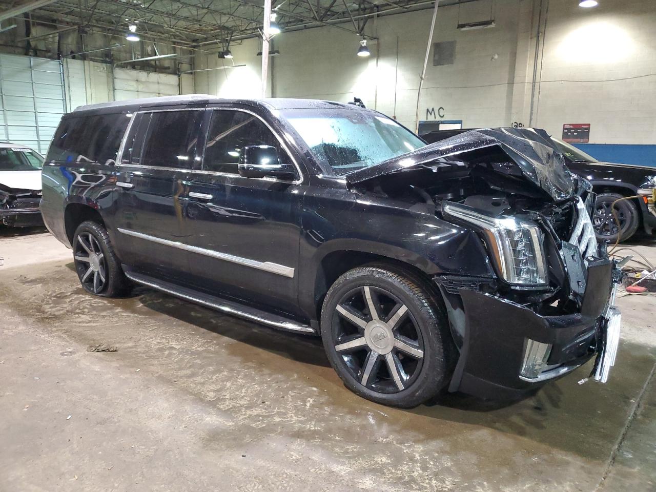 2016 Cadillac Escalade VIN 1GYS4HKJ0GR302678 Copart auction photo, front end damage thumbnail 4