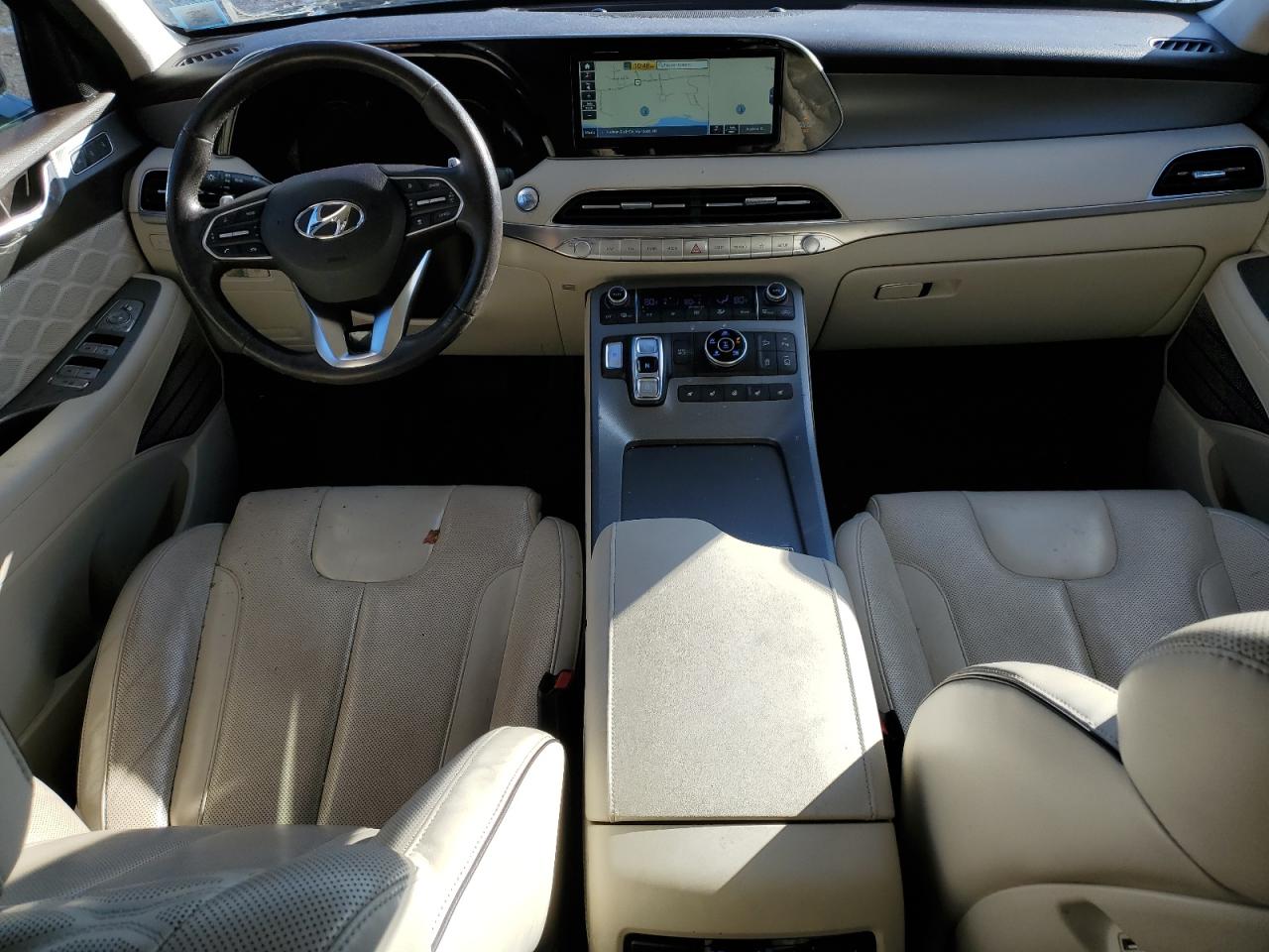 2020 Hyundai Palisade VIN KM8R5DHE8LU105992 Copart auction photo, all over / side damage thumbnail 8
