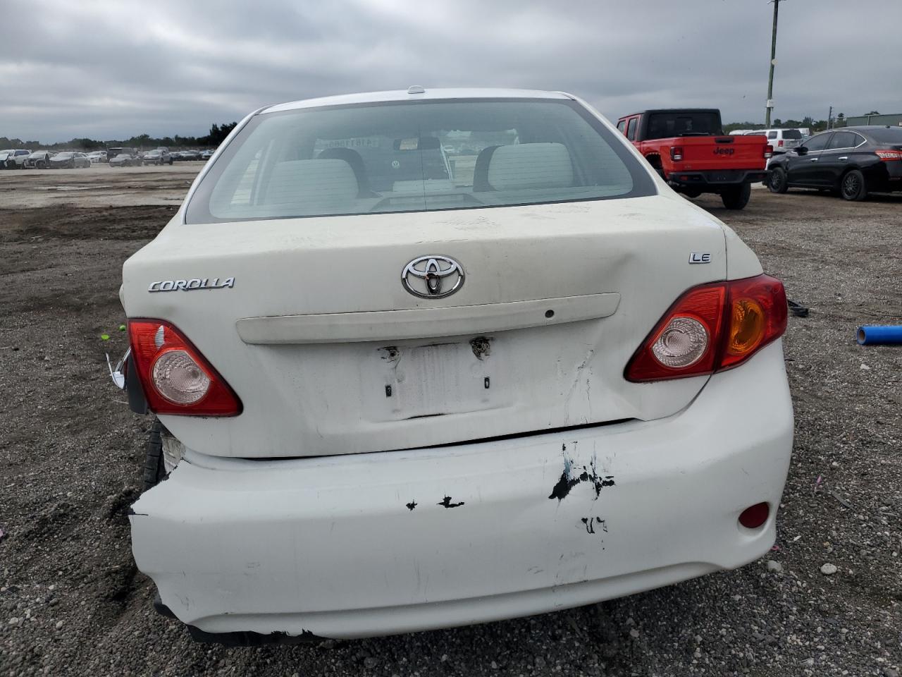 2010 Toyota Corolla VIN 1NXBU4EE7AZ359599 Copart auction photo, side / rear end damage thumbnail 6