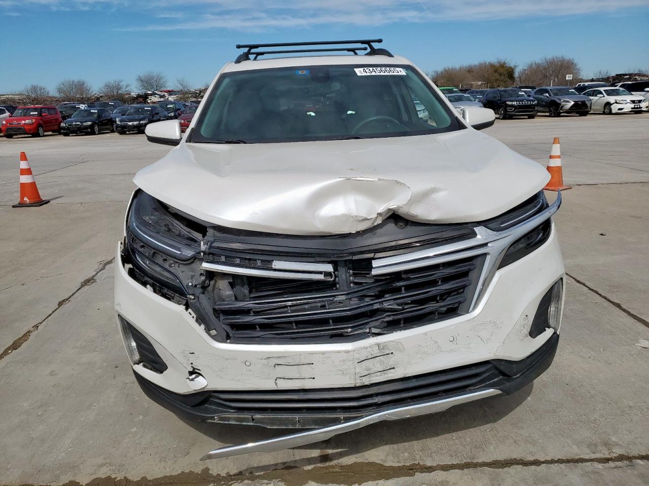 2022 Chevrolet Equinox VIN 3GNAXKEV6NS173710 Copart auction photo, front end damage thumbnail 5