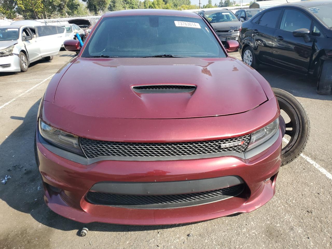 2020 Dodge Charger VIN 2C3CDXHG5LH186621 Copart auction photo, side damage thumbnail 5