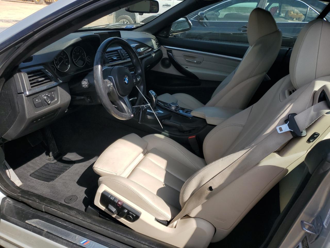 2015 BMW 4er VIN WBA3T3C57FP939561 Copart auction photo, front end / side damage thumbnail 7