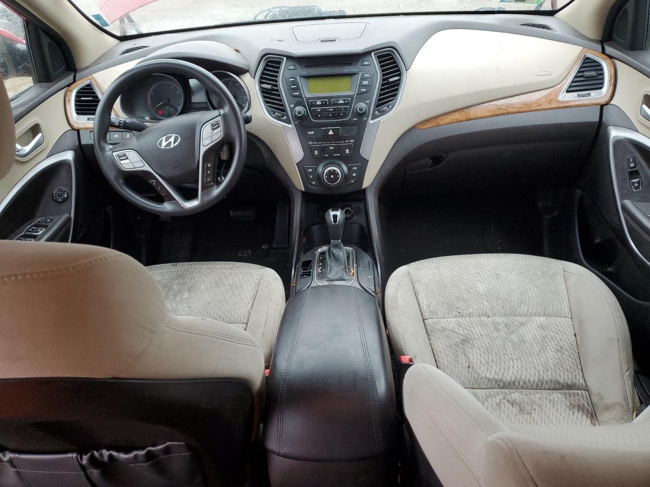 2015 Hyundai Santa Fe VIN 5XYZT3LB6FG234305 Copart auction photo, vandalism / front end damage thumbnail 8
