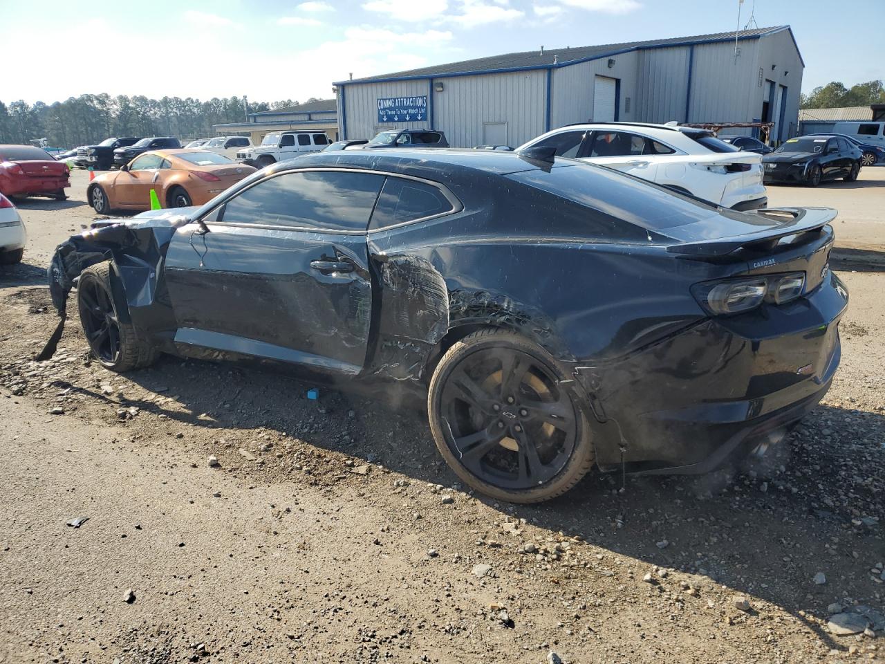 2020 Chevrolet Camaro VIN 1G1FF1R76L0106111 Copart auction photo, front end / rear end damage thumbnail 2