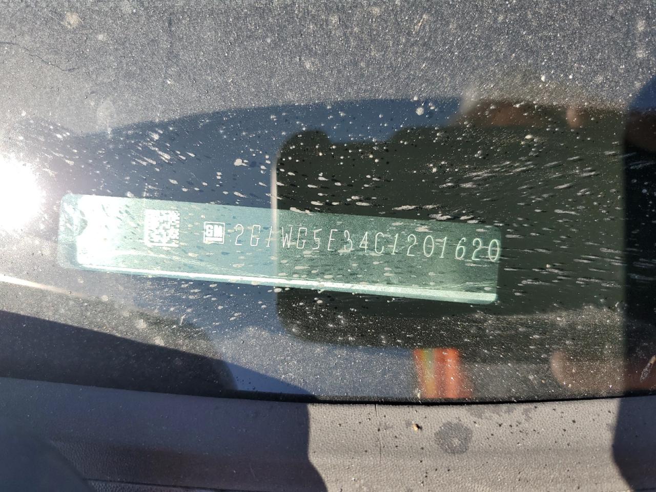2012 Chevrolet Impala VIN 2G1WG5E34C1201620 Copart auction photo, side / minor dent/scratches damage thumbnail 12