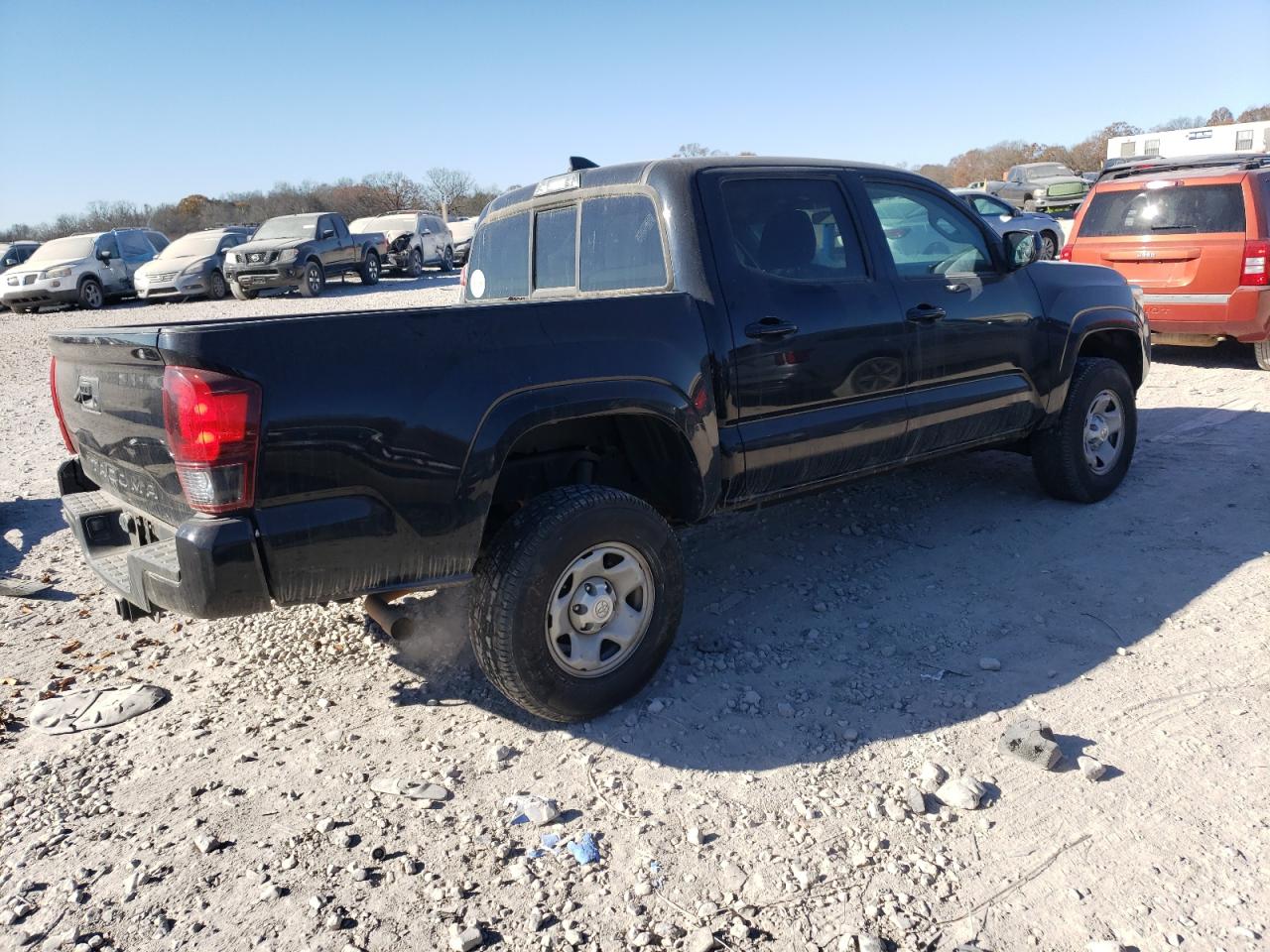 2019 Toyota Tacoma VIN 5TFAX5GN7KX160143 Copart auction photo, all over / undercarriage damage thumbnail 3
