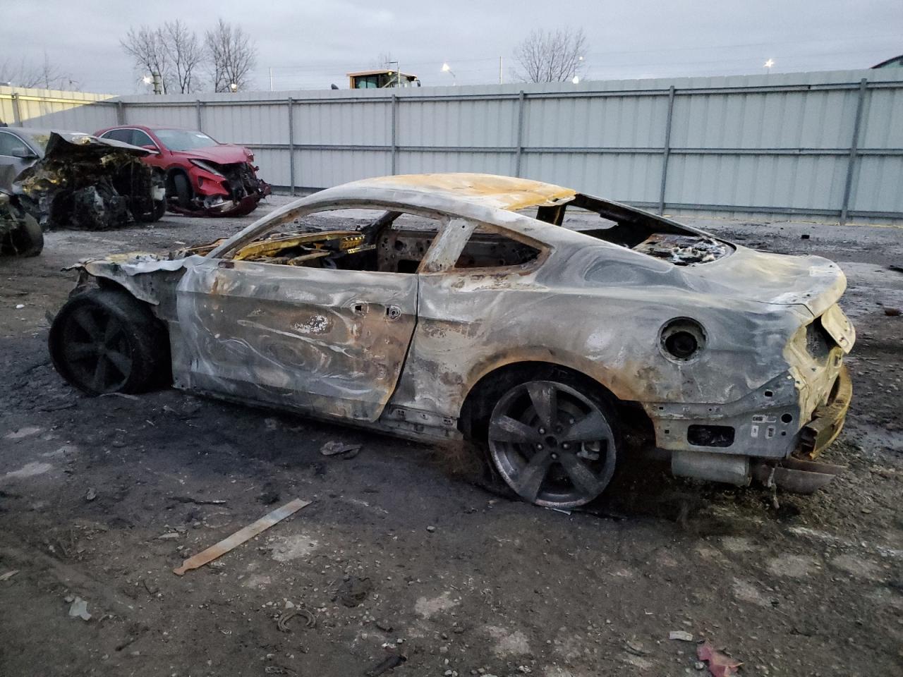 2021 Ford Mustang VIN 1FA6P8CF8M5126786 Copart auction photo, burn damage thumbnail 2