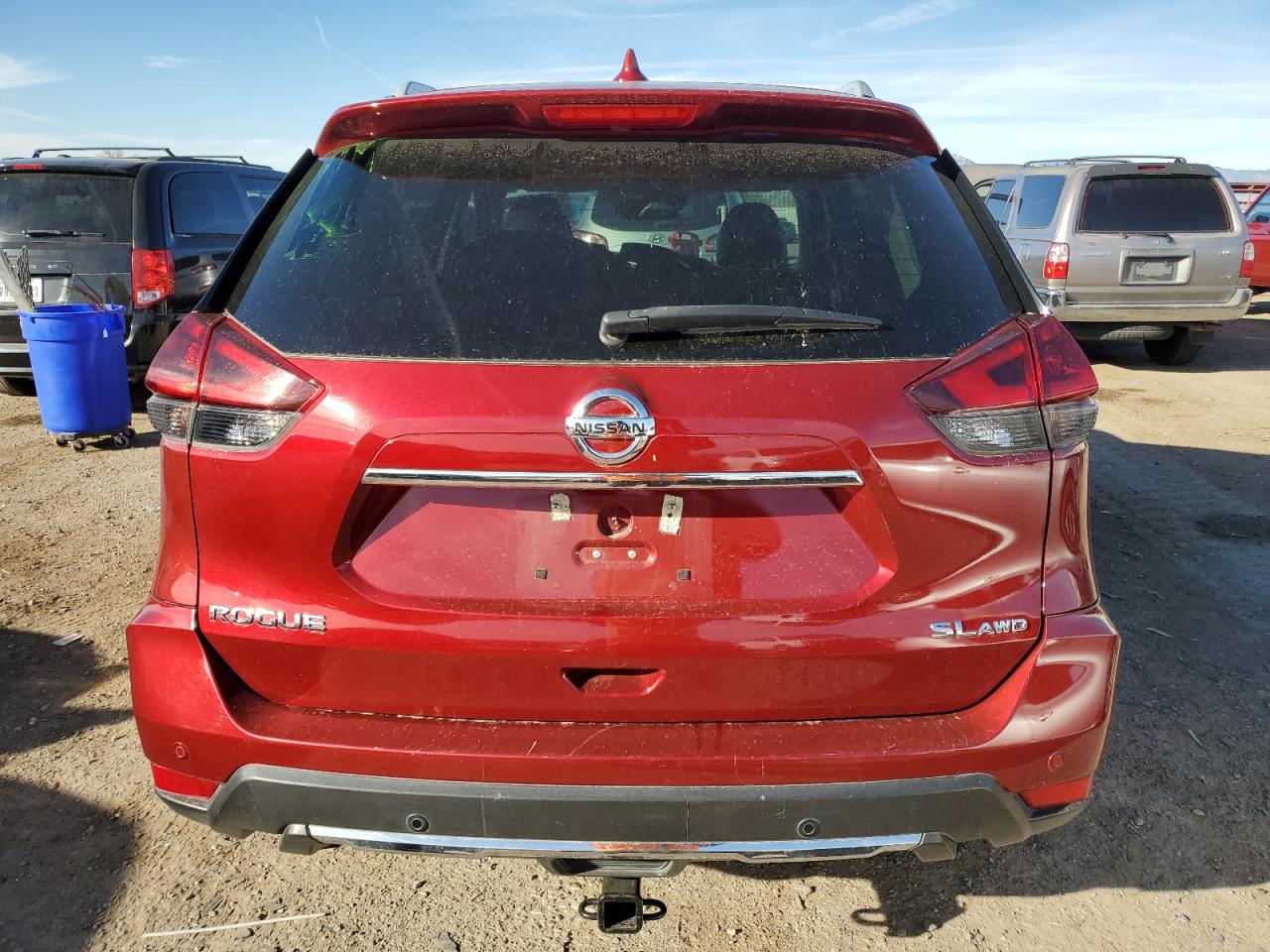 2019 Nissan Rogue VIN 5N1AT2MV6KC701748 Copart auction photo, front end / side damage thumbnail 6