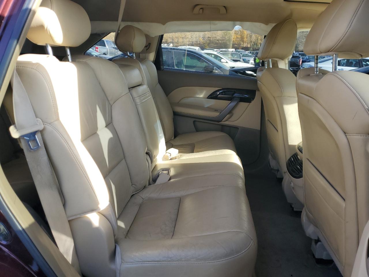 2008 Acura MDX VIN 2HNYD28378H522188 Copart auction photo, front end / hail damage thumbnail 11