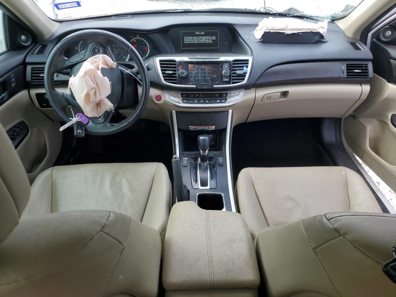 2014 Honda Accord VIN 1HGCR2F89EA119356 Copart auction photo, front end / side damage thumbnail 8