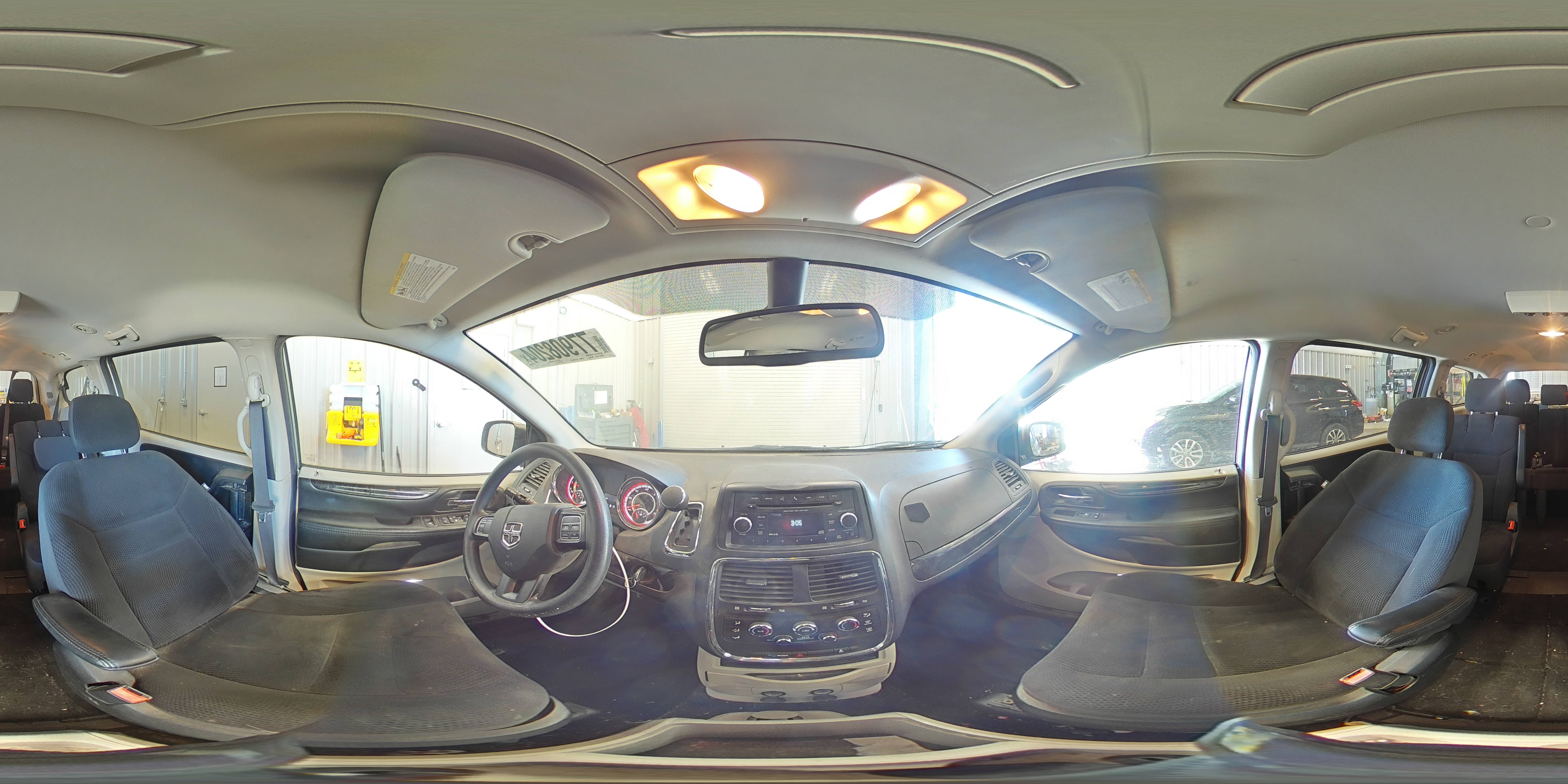 2019 Dodge Caravan VIN 2C4RDGBGXKR596144 Copart auction photo, hail damage thumbnail 16