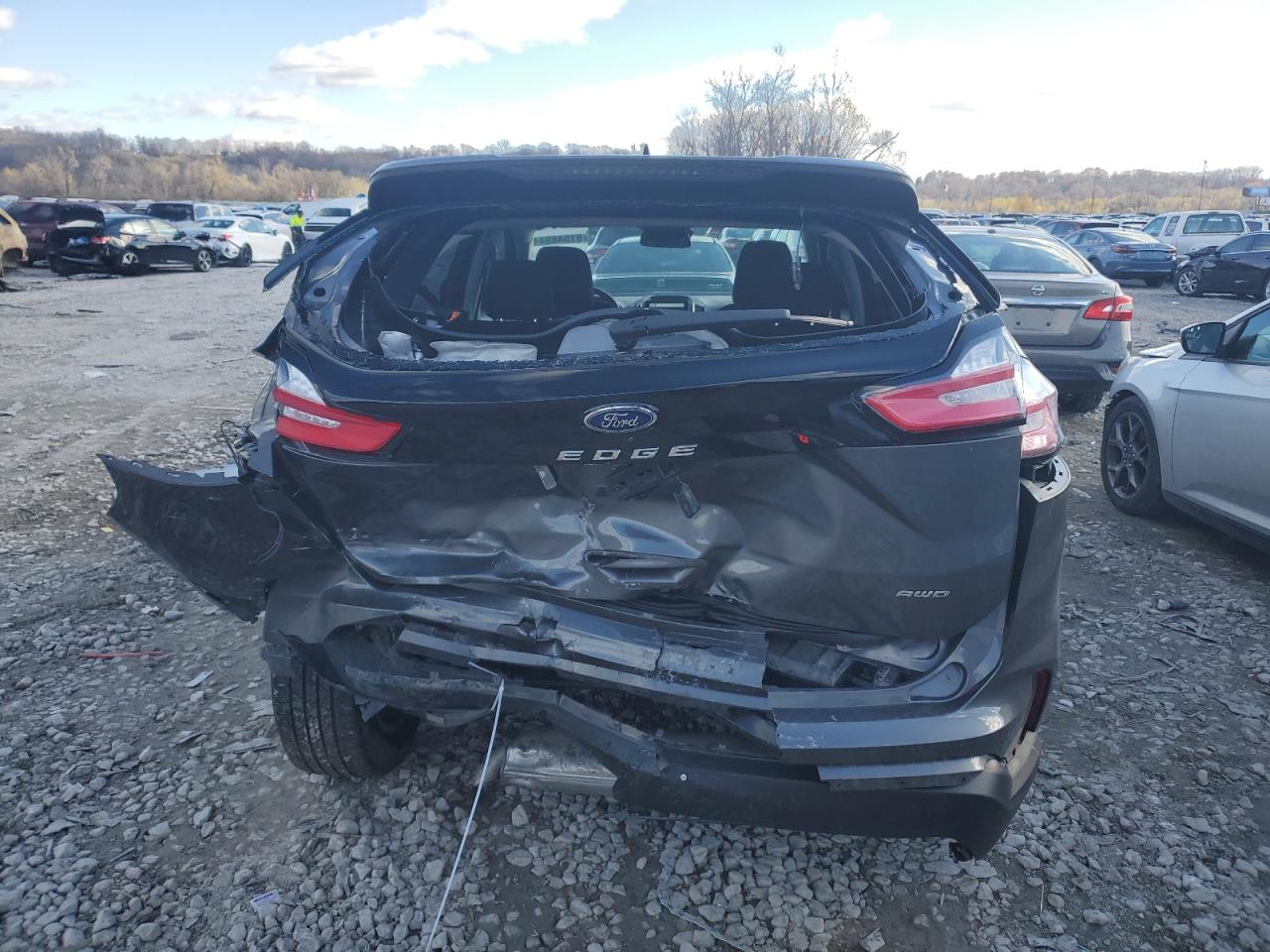 2022 Ford Edge VIN 2FMPK4G97NBB15507 Copart auction photo, rear end damage thumbnail 6