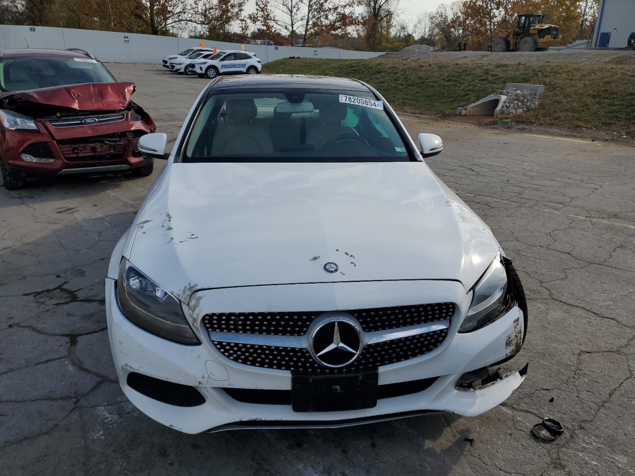 2016 Mercedes-Benz C-klasse VIN 55SWF4KB6GU170758 Copart auction photo, front end damage thumbnail 5