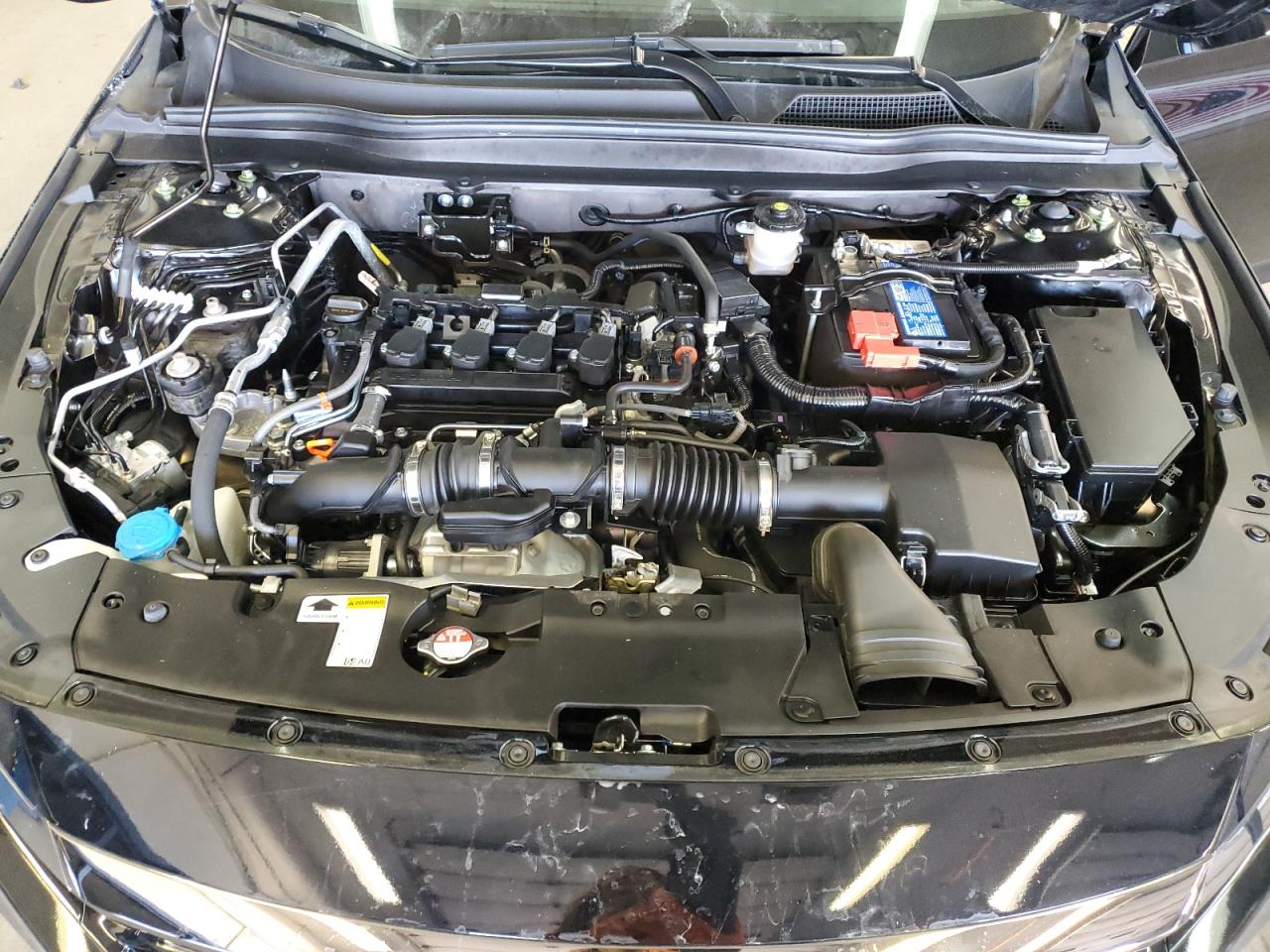 2022 Honda Accord VIN 1HGCV1F34NA097180 Copart auction photo, front end / side damage thumbnail 11